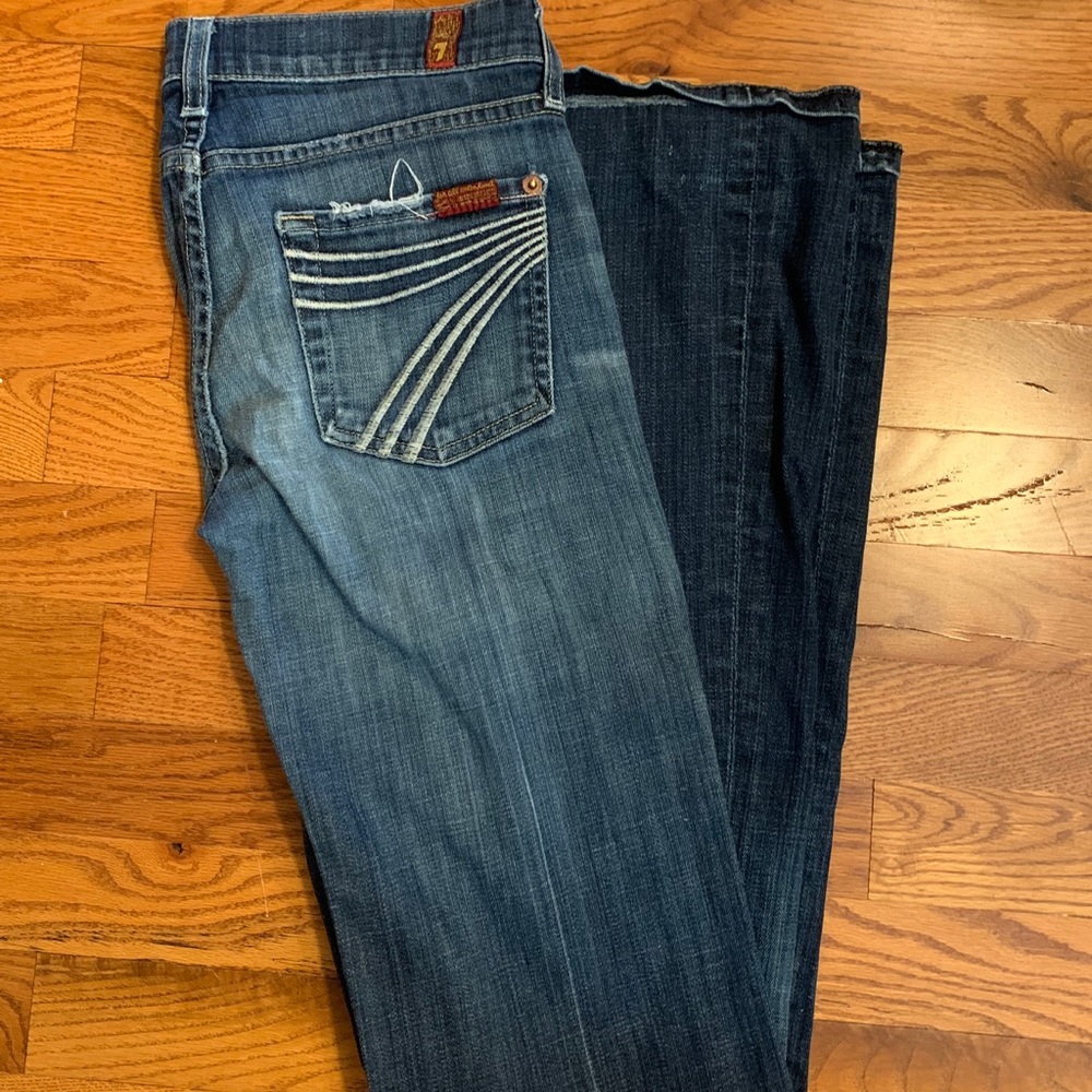 7 For All Mankind DoJo Flare Jeans